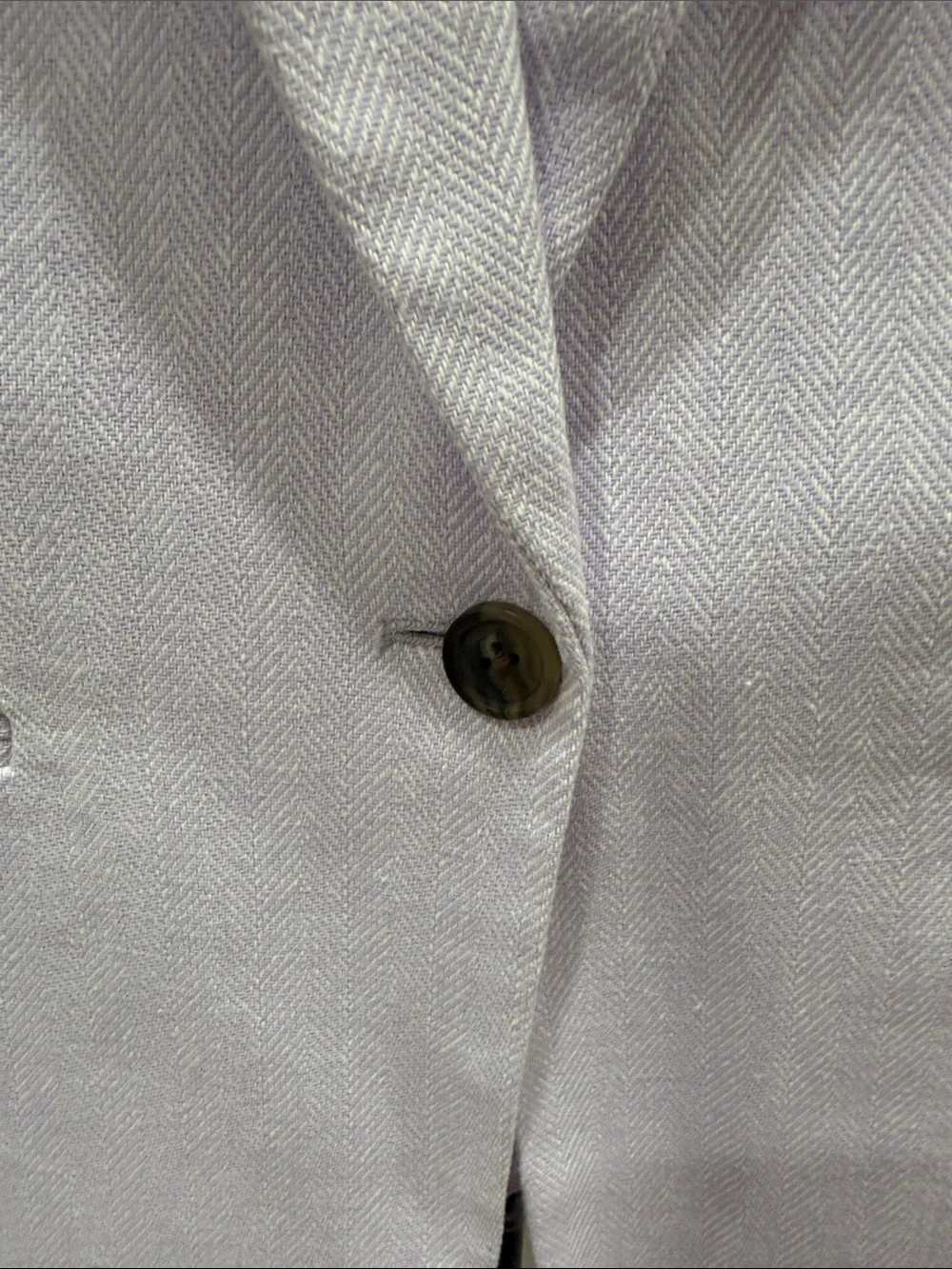 J.Crew Lavender Herringbone Single-Button Blazer